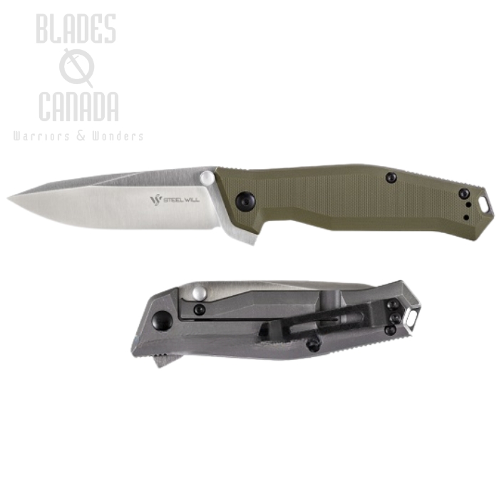 Steel Will Apostate Flipper Framelock Knife, S35VN, G10 OD/Titanium, 1152